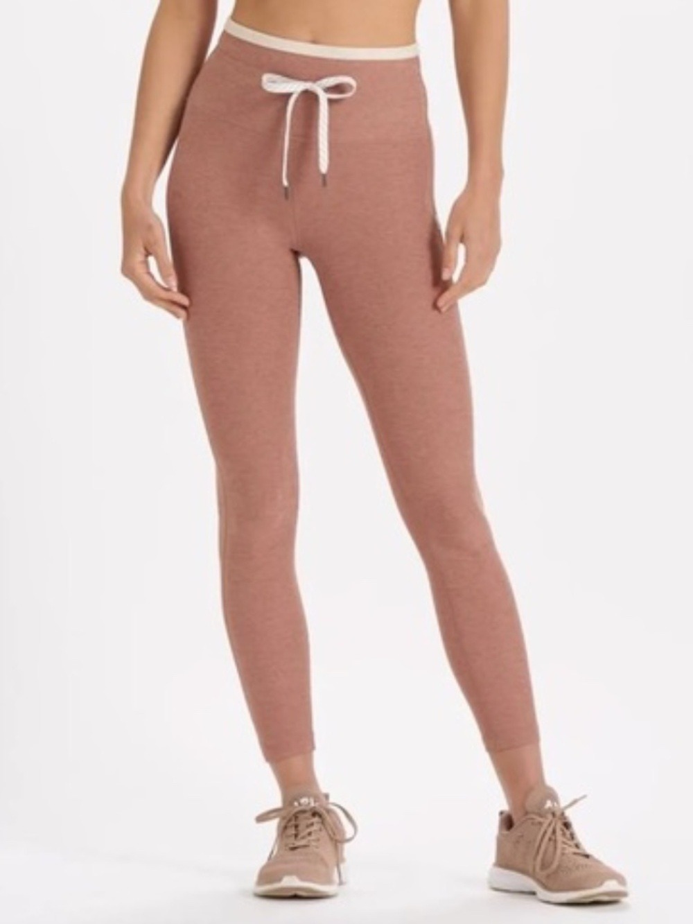 VUORI Light Terracotta Heather Vibe Elevation High Rise Leggings Small